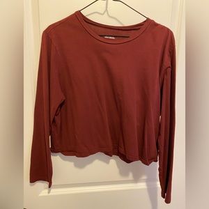 Long Sleeve Crop Top